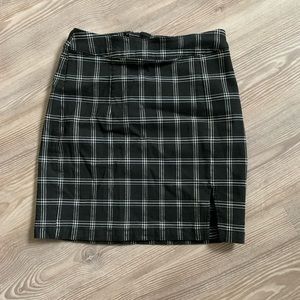 plaid garage skirt
